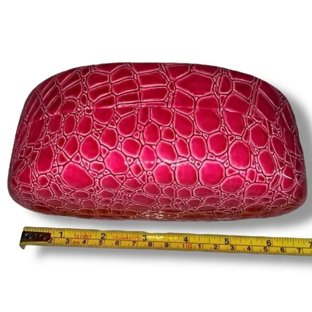 Corinne McCormack Snakeskin Glasses Case
